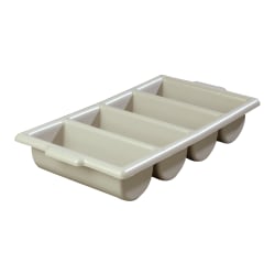 Carlisle Save-All Silverware Trays, 3 3/4"H x 21 1/4"W x 11 1/2"D, Gray, Pack Of 6