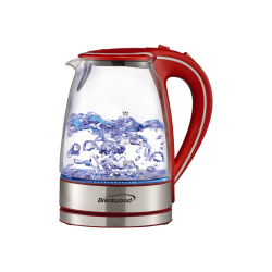 Brentwood KT-1900R - Kettle - 1.8 qt - 1.1 kW - red