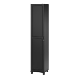 Ameriwood™ Home Kendall 16" Utility Storage Cabinet, 5 Shelves, Black