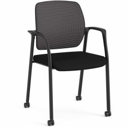 HON Nucleus Guest Chair, Black/Black, NR6GMU10P71