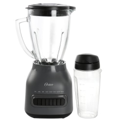 Oster Easy-To-Clean 700W Blender With 20 Oz Blend-N-Go Cup, Gray