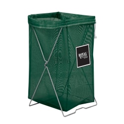 Royal Basket Trucks Hamper, Mesh Hamper Kit, 17"L x 15"W x 30"H, Green