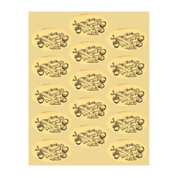 Great Papers!® Holiday Foil Seals Variety Pack, 1", Gold, Pack Of 60