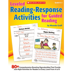 Scholastic Leveled Reading-Response Activities For Guided Reading