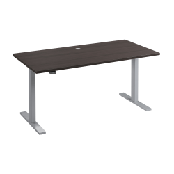Bush Business Furniture Move 60 Series Electric 60"W x 30"D Height Adjustable Standing Desk, Storm Gray/Cool Gray Metallic, Standard Delivery