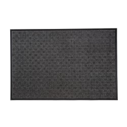 Floortex® Doortex® Ribmat Entrance Mat, 48" x 72", Charcoal
