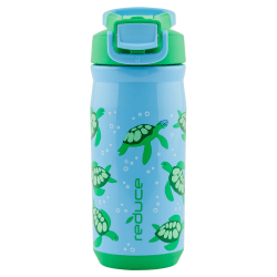 Base Brands Reduce Hydrate Pro Bottle, 14 Oz, Scuba Turtles