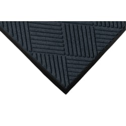M+A Matting WaterHog Diamond Classic Mat, 3' x 20', Charcoal, Smooth backing