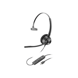 Poly EncorePro 310, USB-C - 300 Series - headset - on-ear - wired - USB-C