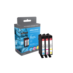 Office Depot® Remanufactured Cyan; Magenta; Yellow High-Yield Ink Cartridge Replacement For HP 902XL, Pack Of 3, OD902XLCMY