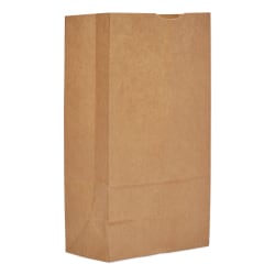 General Grocery Paper Bags, 13-3/4"H x 7-1/16"W x 4-1/2"D, Kraft Brown, Pack Of 500 Bags
