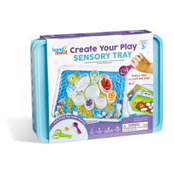 Hand2Mind Create Your Play Sensory Tray Set, Assorted Colors, Set Of 28 Pieces