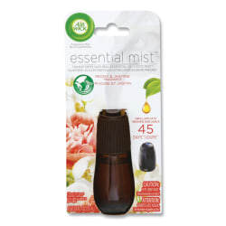 Air Wick Essential Mist Refills, Peony And Jasmine, 0.67 Oz, Carton Of 6 Bottles