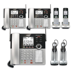 VTech® CM18445 4-Line Small Business Office Phone System, 2 x 3 Bundle