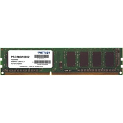 Patriot Memory Signature 8GB DDR3 SDRAM Memory Module - For Desktop PC - 8 GB - DDR3-1600/PC3-12800 DDR3 SDRAM - 1600 MHz - CL11 - Non-ECC - Unbuffered - 240-Pin - DIMM - Lifetime Warranty