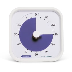 Time Timer MOD 120-Minute Timer, White
