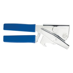 Winco Twist & Out Portable Can Opener, 7", Silver/Blue