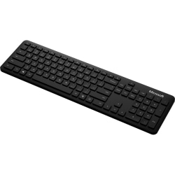 Microsoft Bluetooth Keyboard - Wireless Connectivity - Bluetooth - 32.81 ft - 2.40 GHz MS Office, Emoji, Search Hot Key(s) - English - Computer, Notebook - Windows - AAA Battery Size Supported - Black