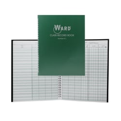 Ward 6-7 Week Class Record Books, Green, Pack Of 4