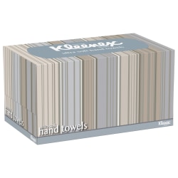Kleenex® Ultra-Soft 1-Ply Folded Paper Towels In Pop-up Box, Pack Of 70 Sheets