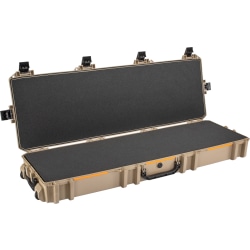 Pelican Polyethylene Vault V800 Double Rifle Case With Foam, 56-1/8"H x 19-1/8"W x 6-11/16"D, Tan