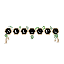 Schoolgirl Style Simply Boho Welcome Bulletin Board Set, Set Of 20 Pieces