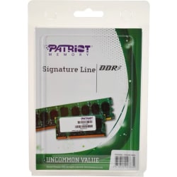 Patriot Memory DDR3 4GB PC3-12800 (1600MHz) SODIMM - For Notebook - 4 GB (1 x 4GB) - DDR3-1600/PC3-12800 DDR3 SDRAM - 1600 MHz - CL11 - 1.50 V - Non-ECC - Unbuffered - 204-pin - SoDIMM - Lifetime Warranty