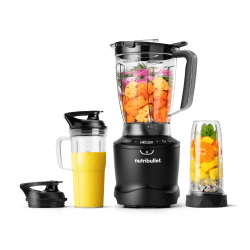 Nutribullet Pro Blender Combo, 64 Oz, Matte Black, Total Qty 1