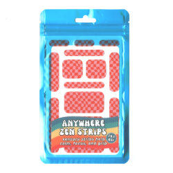 The Pencil Grip Zen Strips, Anywhere Zen, Bumpy Check, 13 Per Set, 6 Sets