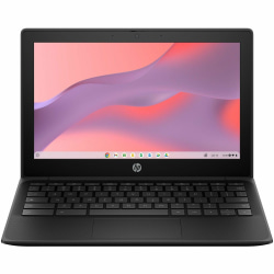 HP Fortis G1m 11.6" Rugged Chromebook - HD - 60 Hz - Octa-core (ARM Cortex A76 + Cortex A55) - 4 GB - 128 GB Flash Memory - Jet Black - MediaTek Kompanio 520 Chip - 1366 x 768 - ChromeOS - ARM - Front Camera/Webcam - 16 Hours Battery Run Time