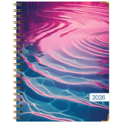 2025-2026 Global Excello Brands Hardcover Fashion Weekly/Monthly Planner, 8-1/2" x 11", Summer Bliss, November 2025 To December 2026