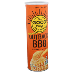 The Good Crisp Company Potato Crisps, Outback Barbecue, 5.6 Oz, Total Qty 8
