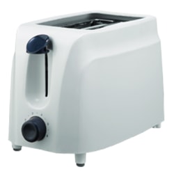 Brentwood 2-Slice Cool-Touch Toaster, White