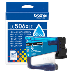 Brother LC506XLC Cyan High Yield Ink Cartridge