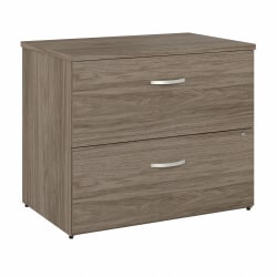 Bush Business Furniture Studio C 24"D Lateral File Cabinet, Modern Hickory, Delivery