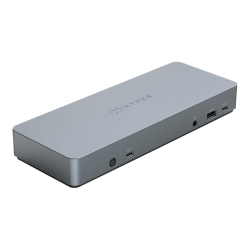HyperDrive 14 Port USB C Docking Station, 1 1/8"H x 8 5/16"W x 3 3/16"D, Gray, HD GD1000