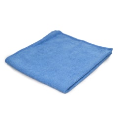 Pro-Clean Basics Microfiber Towels, Terry Microfiber, 12" x 12", Blue, Pack Of 3,600 Towels