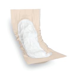 FitRight Disposable Liners, Moderate, 13" x 30", Yellow, 20 Liners Per Bag, Case Of 4 Bags