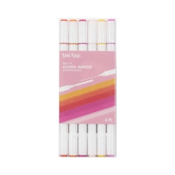 Brea Reese Dual-Tip Alcohol Markers, Warm Tones, Pack Of 6 Markers