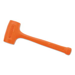 Compo-Cast® Standard Head Soft Face Hammer, 18 oz Head, 1.60 in Diameter, Orange