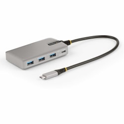 StarTech.com 4-Port USB-C Hub with USB-C DP Alt Mode Video Output, 3x USB-A, 1x USB-C, 100W Power Delivery Pas - HB31C3A1CDPPD3