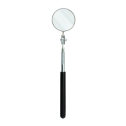 ULLMAN C-2 Telescoping Inspection Mirror, 2-1/4" x 14-1/4", Black