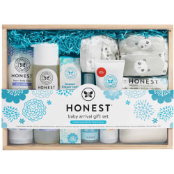 The Honest Company Baby Arrival Gift Set, Lavender Scent, 4.4 Lb, Blue