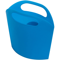 Deflecto Antimicrobial Kids Mini Tote Blue - External Dimensions: 8"x 5.4" Depth x 2" - Plastic - Blue -  - 39501BLU