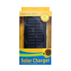 Quick Communication Corp.  High Capacity Solar Charger, Black, 78439