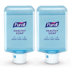 PURELL® HEALTHY SOAP® With CLEAN RELEASE® Technology Foam ES10 Refills, Fragrance Free, 1200 mL, Clear, Case Of 2 Refills