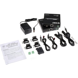 SIIG HDMI HDBaseT Extender with IR/RS-232 Control and PoC, 100m (TX & RX), CEH22F14S1