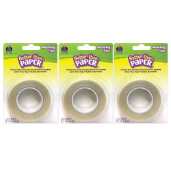 Teacher Created Resources Better Than Paper Mounting Tape, 1" x 19.6', 3 Rolls