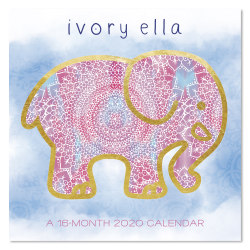 Mead Ivory Ella Monthly Wall Calendar, 12" x 12", January To December 2020, ODW265-28