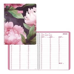 2027 Brownline® Essential Weekly Appointment Planner, 11" x 8-1/2", 100% Recycled, Pink, January To December, CB950G.05, Total Qty 1